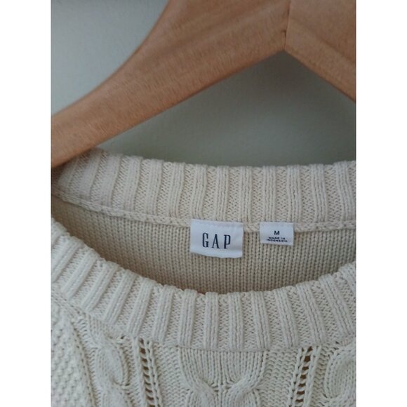 Gap Cable Knit Fisherman Sweater - Picture 6 of 10